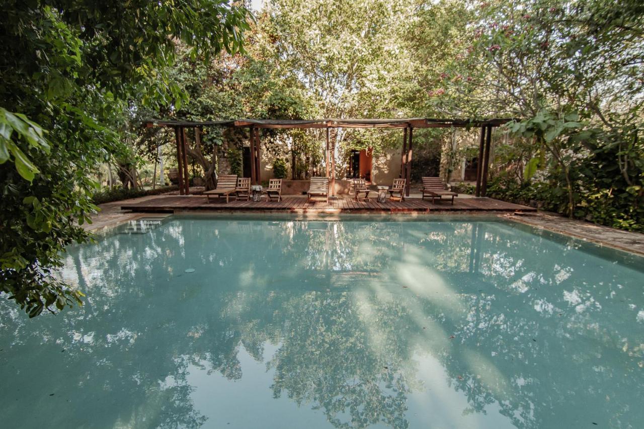 Hacienda Shambalante Bed & Breakfast Izamal Bagian luar foto